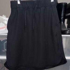 lululemon athletica on the fly Black Skirt